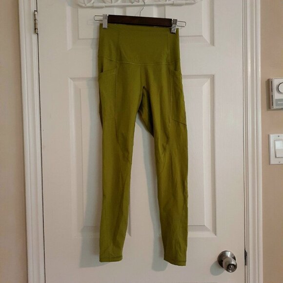 Everlane Women's XS Green Pear Perform Recycled Nylon Leggings - Picture 2 of 10